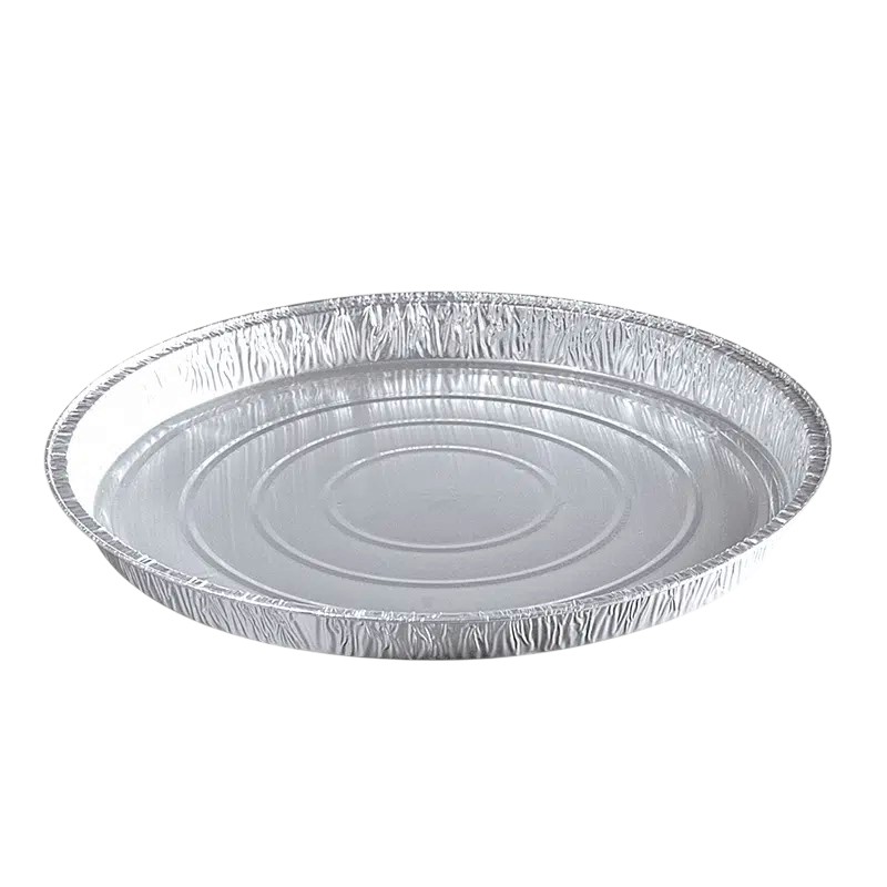 Plat aluminium rond - Pour pizza et tarte - Ø277 x h. 24 mm - 600 pièces